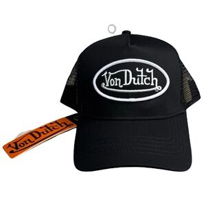 Von Dutch 
Black and White Classic Trucker Hat